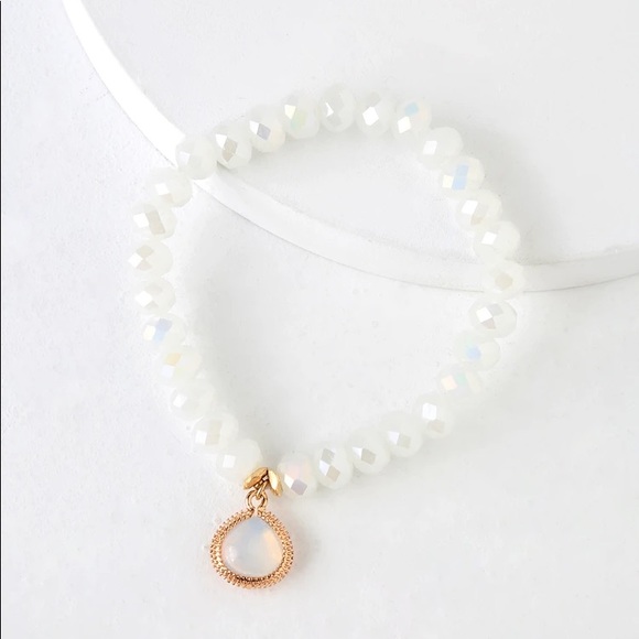 LULUS | ⚪️ All the Charm Beaded Bracelet ⚪️ - Picture 2 of 3